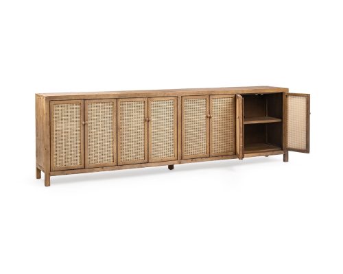 Classic Home Alvin 8 Door Cabinet Sandy Cove - Image 3