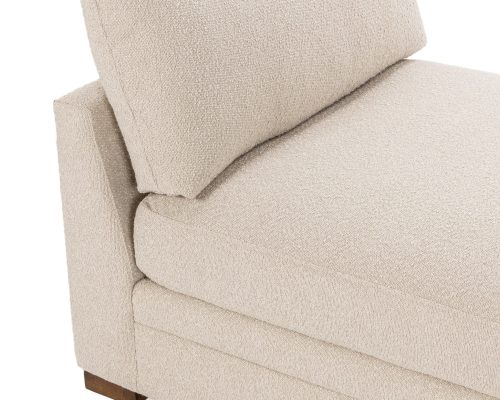 Classic Home Audrey Leather Backless Sofa Lush-Saddle - Image 5
