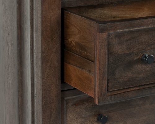Classic Home Adelaide Wood 6 Drawer Chest Cocoa Brown - Image 7
