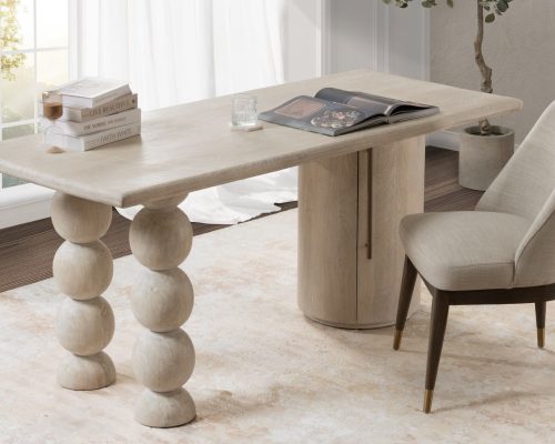Classic Home Adir Desk Cream - Image 9