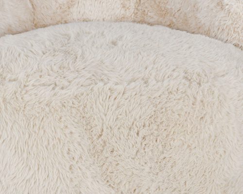 Classic Home Adley Plush Swivel Chair Sand - Image 4