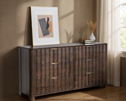 Classic Home Baylee 6 Drawer Dresser Cocoa Brown - Image 8