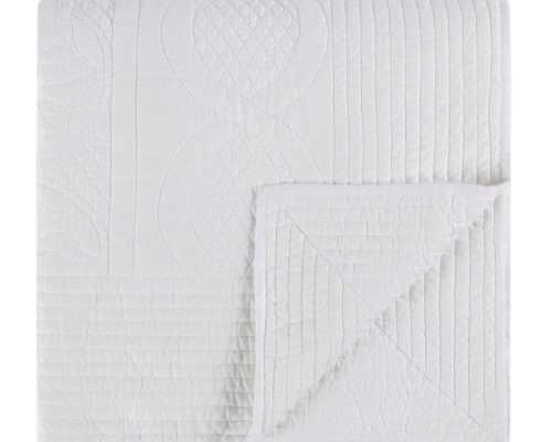 Classic Home Anessa 3 Piece Queen Quilt Set White - Image 13