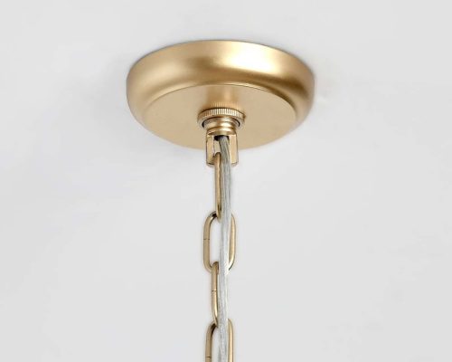 Classic Home Amanda Beaded Chandelier White - Image 3