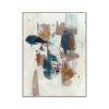 Classic Home Alternative I 36" x 48" Painting Art by Buddy Whitlock Blue/Pearl Silver