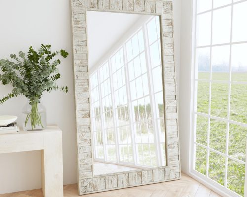 Classic Home Astrid Floor Mirror White - Image 4