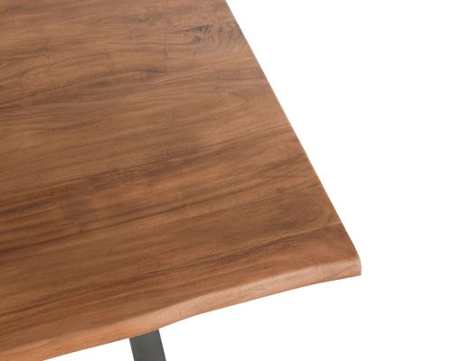 Classic Home Bellamy Dining Table Amber Brown - Image 6