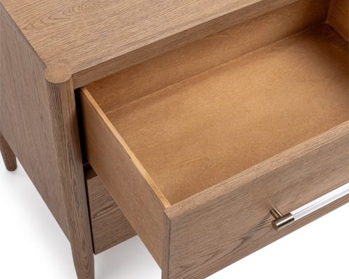 Classic Home Alisen 2 Drawer Nightstand Napa Grove - Image 7