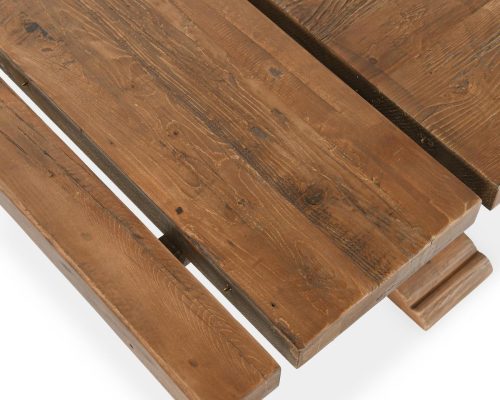 Classic Home Alexander Dining Table With Extensions Brown - Image 5