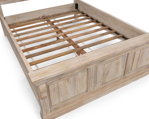 Classic Home Adelaide Eastern King Bed Natural/Cream Wash - Image 14