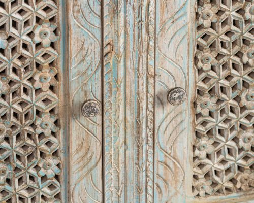 Classic Home Beth 2 Door Cabinet Seaside Blue - Image 5