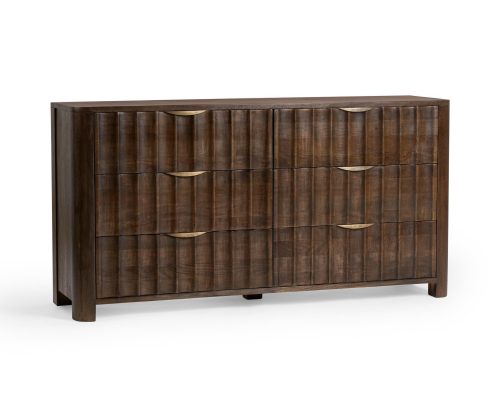 Alternative view of Classic Home Baylee 6 Drawer Dresser Cocoa Brown