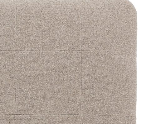Classic Home Adalynne Upholstered Square Ottoman Buttermilk - Image 5