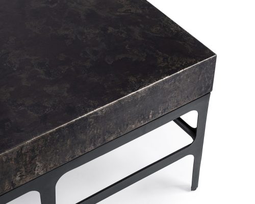 Classic Home Adela Coffee Table Rust Noir - Image 4