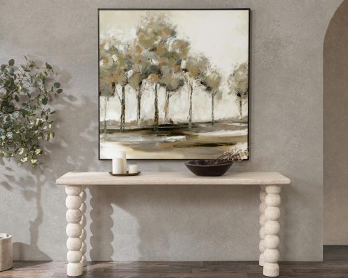 Classic Home Adir Solid Wood Console Table Cream - Image 7