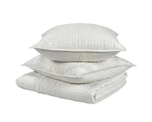 Alternative view of Classic Home Bari 2 Piece Velvet Twin Quilt Set