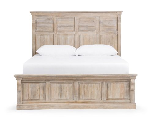 Classic Home Adelaide Eastern King Bed Natural/Cream Wash