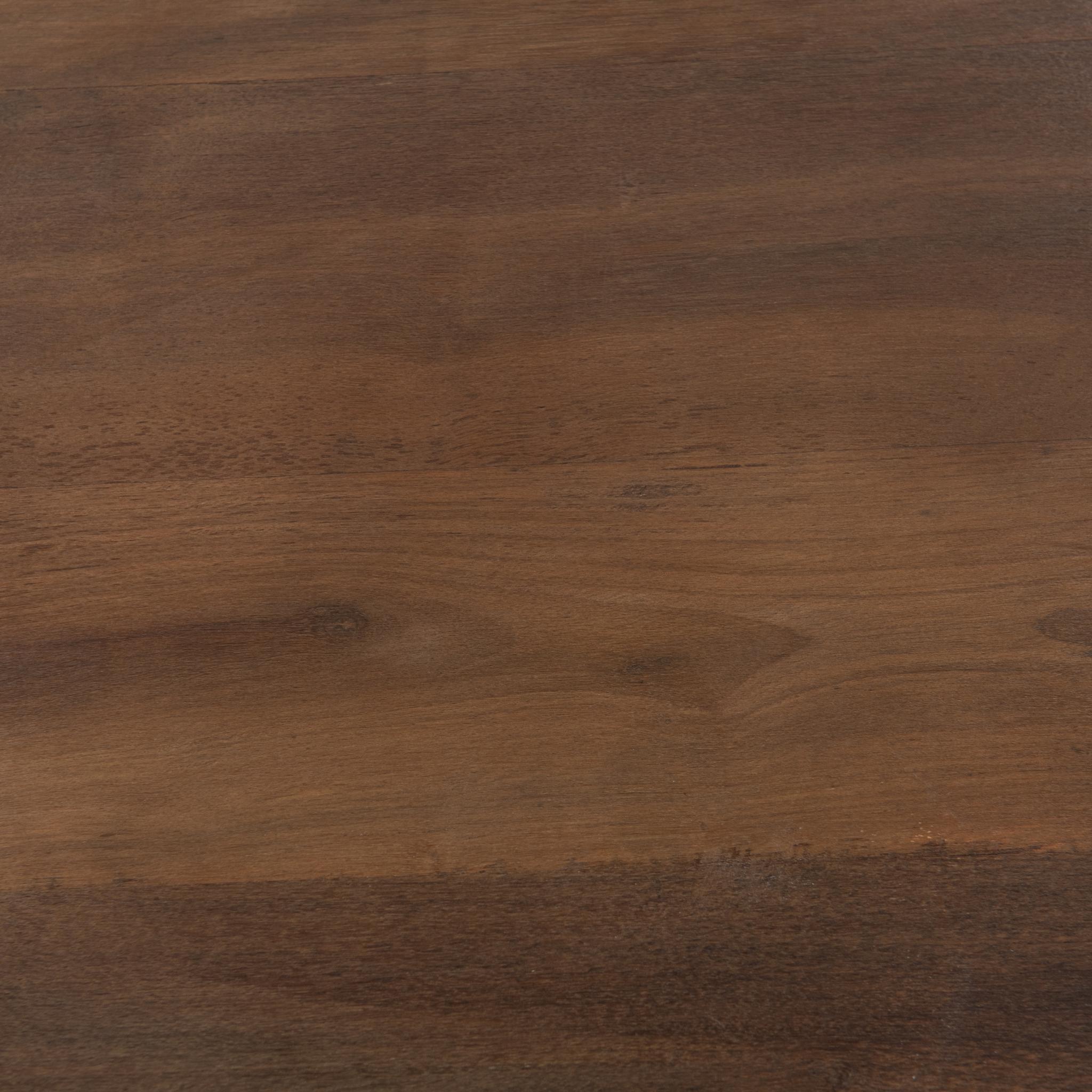 Classic Home Amira Round Accent Table Dark Brown - Image 5