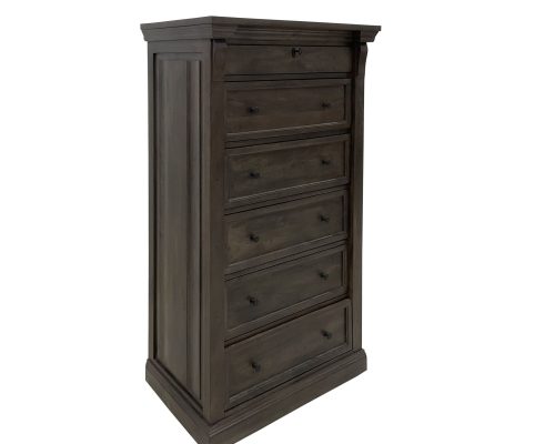 Classic Home Adelaide Wood 6 Drawer Chest Cocoa Brown