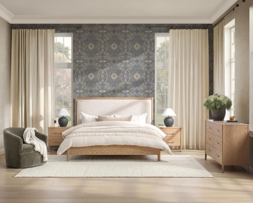 Classic Home Alisen Upholstered Bed Napa Grove - Image 7
