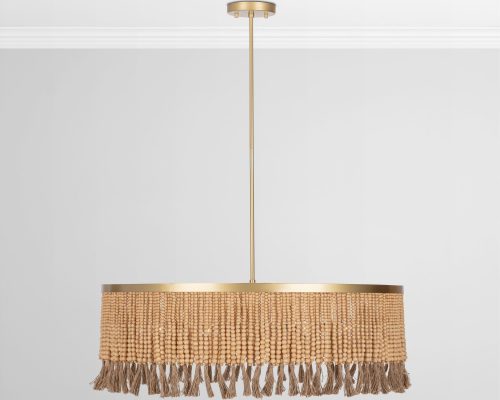 Classic Home Andren Pendant Natural/Gold - Image 9