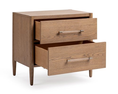 Classic Home Alisen 2 Drawer Nightstand Napa Grove - Image 3