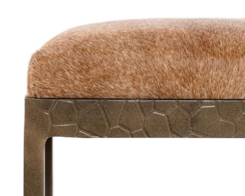 Classic Home Bose 26" Hide Counter Stool - Image 3