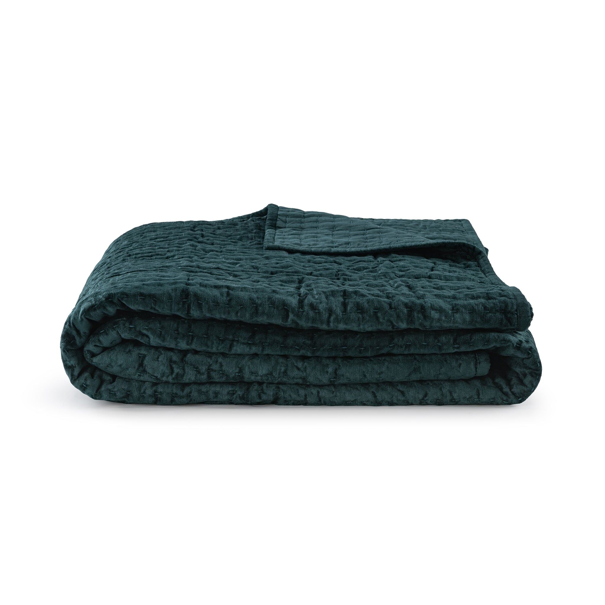 Classic Home Bari Velvet King Set Emerald - Image 9