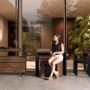 Transformer Outdoor Bar Cart - Panel Storage