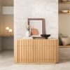 Transformer Round Fluted Sideboard - Panel Storage