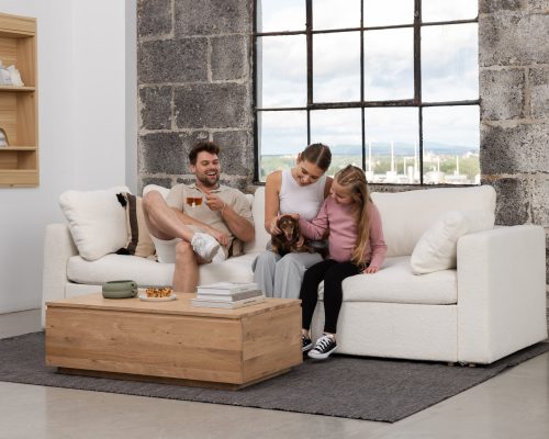 Transformer Lift Top Coffee Table - Panel Storage