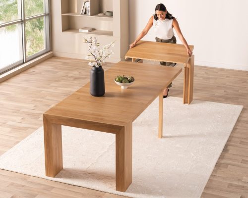 Transformer Extendable 5 Panels for Dining Table