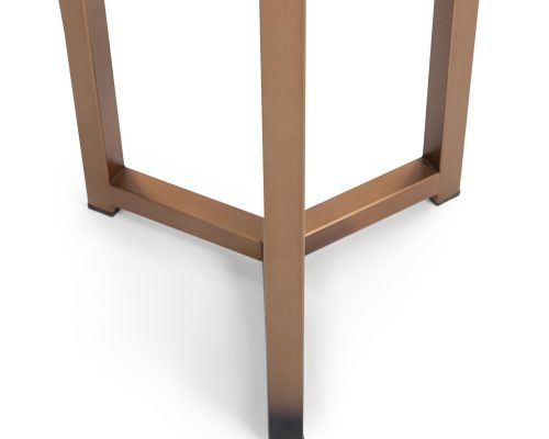 Classic Home Alliza Round Accent Table Sepia Vein - Image 5