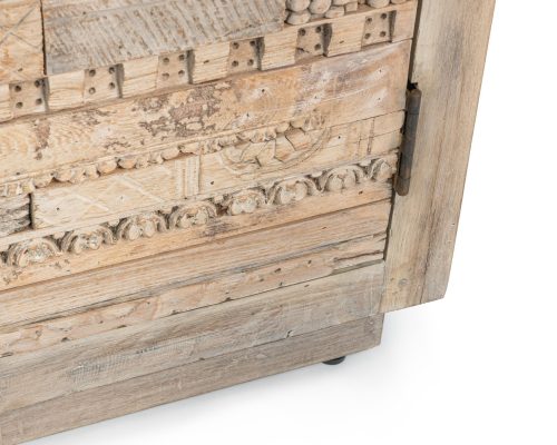 Classic Home Alta 2 Door Carved Panel Sideboard Butterwood Blend - Image 6