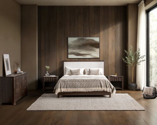Classic Home Baylee Eastern King Bed Cocoa Brown - Image 9