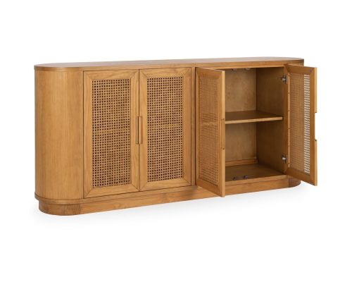 Classic Home Adelheid 4 Door Buffet Natural - Image 3