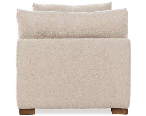 Classic Home Audrey Leather Backless Sofa Lush-Saddle - Image 3