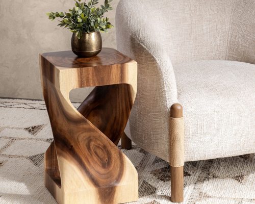 Classic Home Alia Accent Table Natural - Image 7