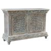 Classic Home Beth 2 Door Cabinet Seaside Blue
