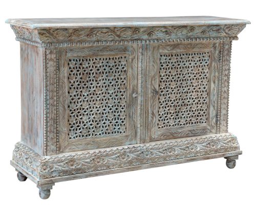 Classic Home Beth 2 Door Cabinet Seaside Blue
