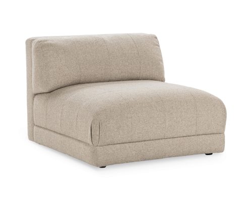 Classic Home Adalynne Upholstered Armless Chair Buttermilk