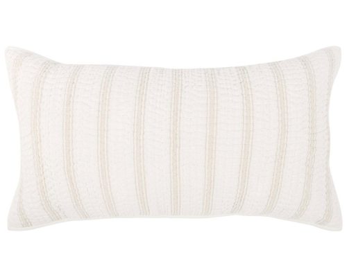 Classic Home Abram Cotton Linen 3 Piece Queen Quilt Set-Eggshell - Image 5