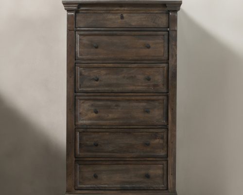 Classic Home Adelaide Wood 6 Drawer Chest Cocoa Brown - Image 8