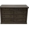 Classic Home Adelaide Wood 9 Drawer Dresser Cocoa Brown