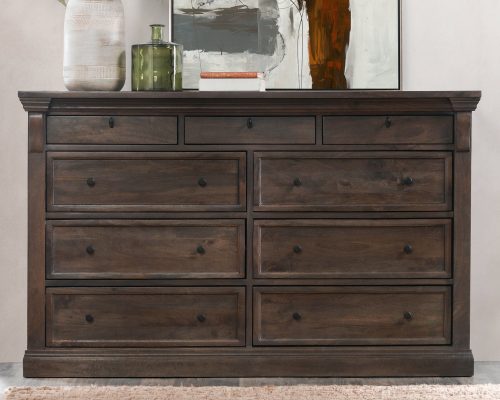 Classic Home Adelaide Wood 9 Drawer Dresser Cocoa Brown - Image 7