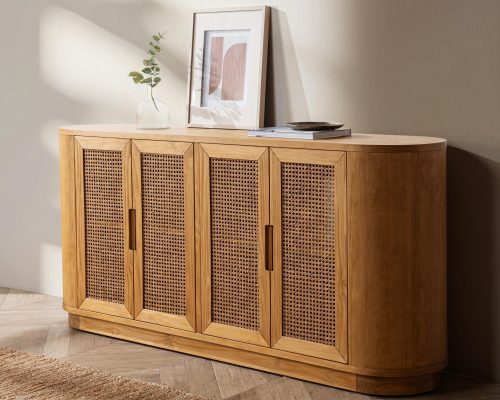 Classic Home Adelheid 4 Door Buffet Natural - Image 4