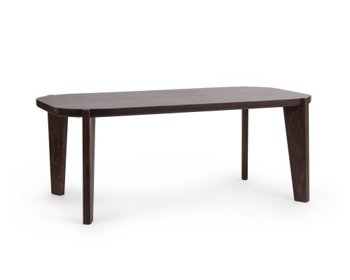 Alternative view of Classic Home Albero Dining Table Bark Brown