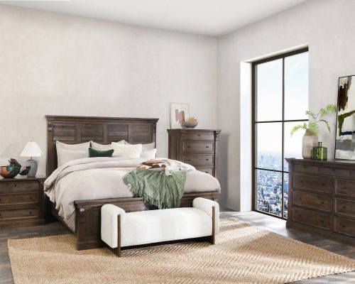 Classic Home Adelaide Wood 3 Drawer Nightstand Cocoa Brown - Image 9