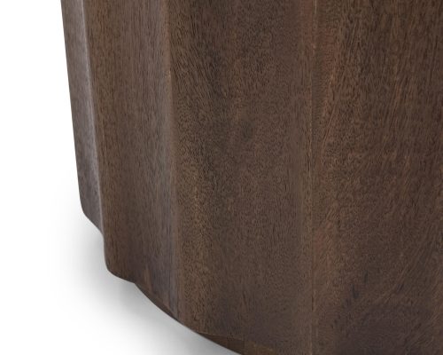 Classic Home Baylee Round End Table Roast Tan - Image 4