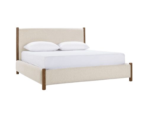 Classic Home Bennington Upholstered Bed - Beige